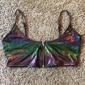 Dark Iridescent Bralette